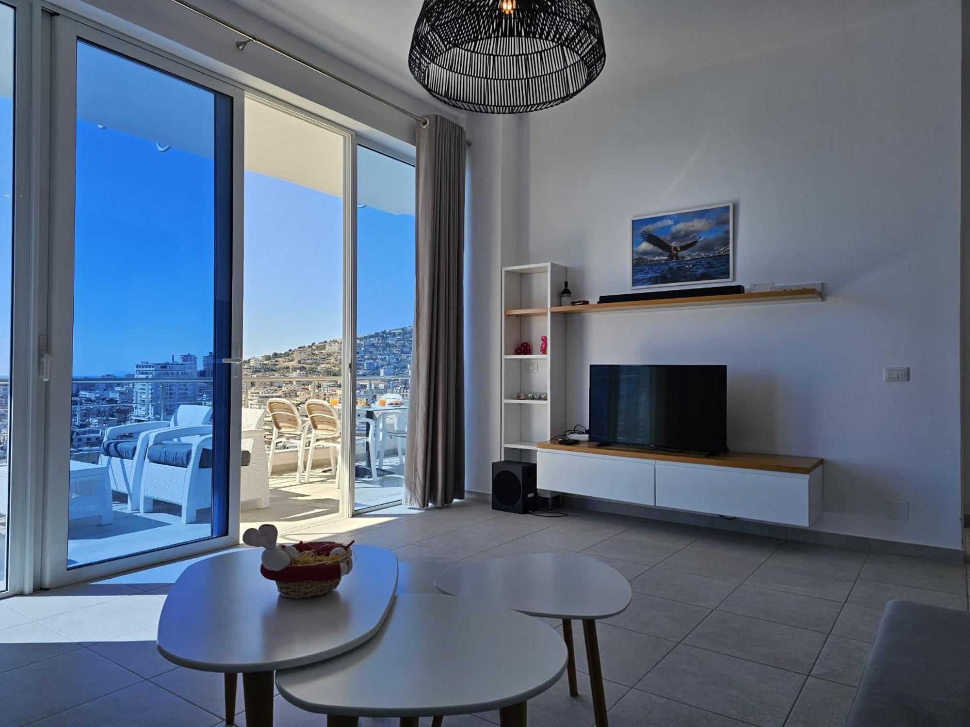 Panorama View Apartments Саранда Экстерьер фото